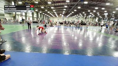 95 lbs Quarterfinal - Bert Dhiman, Mat Assassins Black - EL vs Tyler Farmer, Quest School Of Wrestling ES - EL