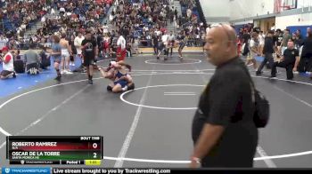 120 lbs Champ. Round 2 - Roberto Ramirez, N/A vs Oscar De La Torre, Santa Monica Hs