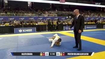 Preston William Alan Claflin vs Haluto Ebihara 2026 Pan Kids Jiu-Jitsu IBJJF Championship
