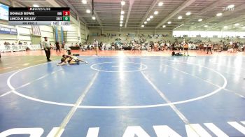 138 lbs Rr Rnd 3 - Donald Bowie, Indiana Outlaws White vs Lincoln Kelley, Team Shutt Godzilla