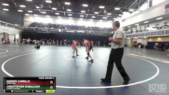 174 lbs Cons. Round 2 - Andres Carrillo, Santa Ana vs Christopher Rubalcava, Lassen College