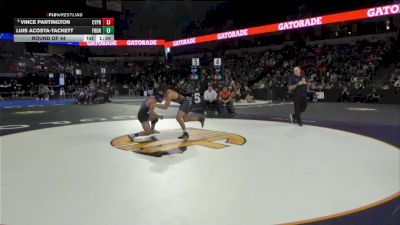 144 lbs Round Of 64 - Vince Partington, Cypress (SS) vs Luis Acosta-Tackett, Frontier (CS)