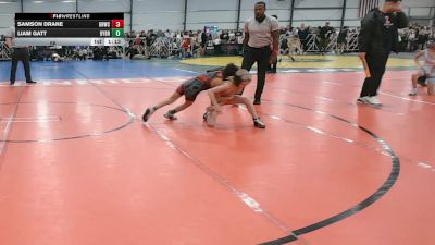 56 lbs Round 1 - 9:00am Friday - Liam Gatt, Backyard Brawlers vs Samson Drane, Great Neck W.C.