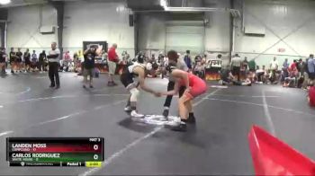 126 lbs Quarterfinals (8 Team) - Landen Moss, Compound vs Carlos Rodriguez, White House