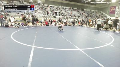 100 lbs Semis - Joshua Eller, Team Aggression Wrestling Club vs Jacob Gambito, Scrap Yard Garage Wrestling
