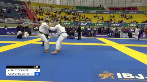 MARCIO PINTO DE CASTRO vs ALDAIR SEVERINO BATISTA 2023 Brasileiro Jiu-Jitsu IBJJF