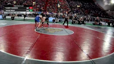 6A 150 lbs Quarterfinal - Jayce Wolf, Caldwell vs Casey Harmon, Highland