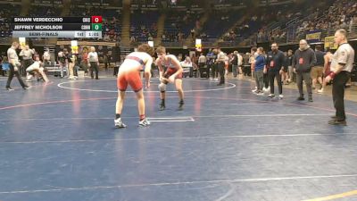 147 lbs Semifinal - Shawn Verdecchio, Chichester vs Jeffrey Nicholson, Connellsville