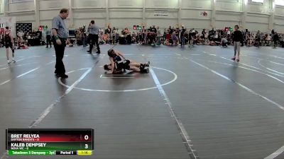 72 lbs Round 2 (10 Team) - Kaleb Dempsey, NOVA WC vs Bret Relyea, Dayton Bandits