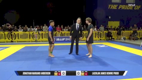 Lachlan James Bowne Prior vs Jonathan Mariano Anderson 2025 Pan IBJJF Jiu-Jitsu No-Gi Championship