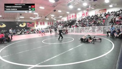 140 lbs 3rd Place Match - Grace Dominguez, Arroyo vs Sara Garcia, Murrieta Mesa