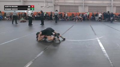 76 lbs Quarterfinals (8 Team) - Dominic Rocco, Neighborhood Wrestling vs Austyn Wilson, Donahue WA