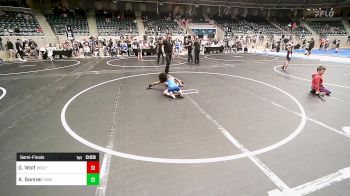 67 lbs Semifinal - Grayson Wolf, Wolfpak Wrestling vs AnTerryo Banner, HURRICANE WRESTLING ACADEMY