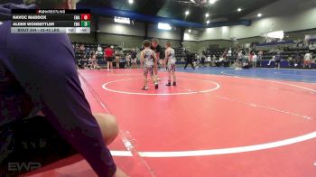 43-45 lbs Rr Rnd 5 - Havoc Maddox, Eagles Wrestling Academy vs Alder Wonsettler, Eagles Wrestling Academy
