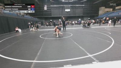131 lbs Cons. Round 4 - Hannah Henderson, OSU Cowgirl Wrestling Club vs Anndru Turner, Wayland Baptist University