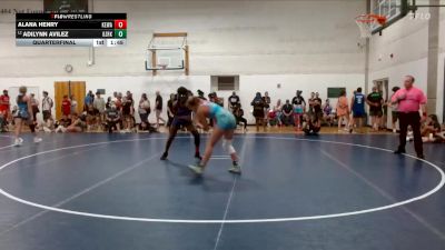 115-128 lbs Quarterfinal - Adilynn Avilez, Dwight Wrestling Club vs Alana Henry, Rochelle Wrestling Club
