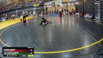 125 lbs Champ. Round 1 - Allen Stokes, Fort Hays State vs Naythan Galbiso, New Mexico Highlands