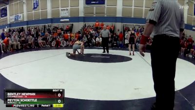 113 lbs Semis & Wb (16 Team) - Bentley Newman, Columbus East vs Peyton Schoettle, Roncalli