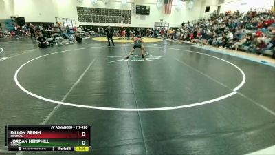 117-120 lbs Round 2 - Jordan Hemphill, Gering vs Dillon Grimm, Central