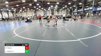 182 lbs Consi Of 16 #2 - Matthew Rojas, IL vs Jacobi Clement, LA