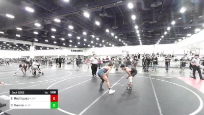 123 lbs Semifinal - Samuel Rodriguez, Mantanona TC vs Gunner Barron, BlackCat WC