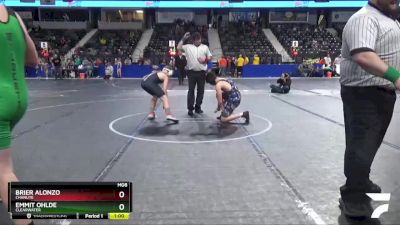 140 lbs Cons. Round 1 - Brier Alonzo, Chanute vs Emmit Ohlde, Clearwater