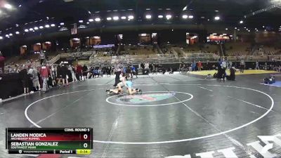 113 lbs Cons. Round 5 - Sebastian Gonzalez, Southwest Miami vs Landen Modica, Archbishop Rummel