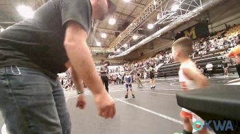 43 lbs Consi Of 8 #1 - Zuriel Rascon, Bridge Creek Youth Wrestling vs Rowdy Ward, Lexington Wrestling Club