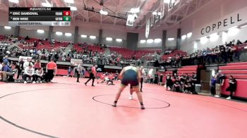 285 lbs Quarterfinal - Eric Sandoval, El Paso Franklin vs Ben Wise, Northwest Eaton