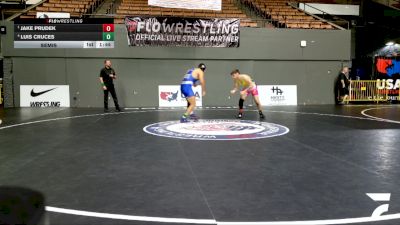 Open Men - 86 lbs Semis - Jake Prudek vs Luis Cruces