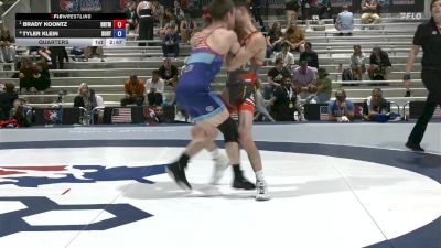 Quarters - Brady Koontz, Dubuque RTC/ Titan Mercury Wrestling Club (TMWC) vs Tyler Klein, Dubuque RTC