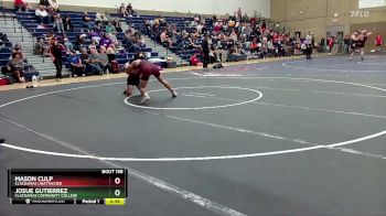 141 lbs Cons. Round 4 - Mason Culp, Clackamas Unattached vs Josue Gutierrez, Clackamas Community College