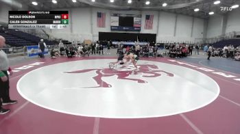 110 lbs Semifinals (4 Team) - Nicolo Dolson, Miller Place High Sch vs Caleb Gonzalez, Marcellus-Onondaga