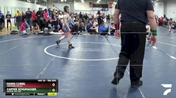 101 lbs Quarterfinal - Mario Curiel, Crusader CW LLC vs Carter Schumacher, Capital City WC