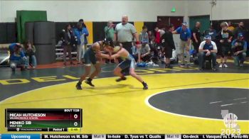 95 lbs Cons. Round 2 - Micah Hutcheson, Wilson Middle School vs Meniko Sib, Wolf Den