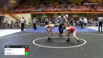 109 lbs Quarterfinal - Silas Foster, Legends Of Gold vs Logan Brown, Cobbler Wrestling
