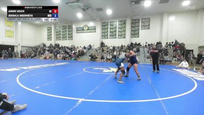 180 lbs Quarterfinals (8 Team) - Abbie Hock, Vanguard vs Jessica Mednieta, Menlo Oak Squad