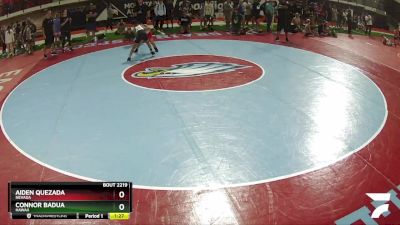 85 lbs Semifinal - Aiden Quezada, Nevada vs Connor Badua, Hawaii