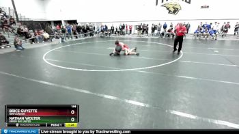 144 lbs Champ. Round 1 - Nathan Wolter, Green Bay United vs Brice Guyette, New London