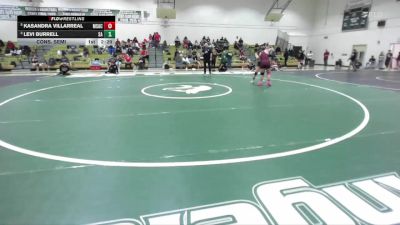 160 lbs Cons. Semi - Kasandra Villarreal, Mt. San Antonio College vs Levi Burrell, Santa Ana College