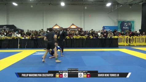 Xavier Rene Torres Jr vs Phillip Maksimliyan Zolotaryov 2026 Pan IBJJF Jiu-Jitsu No-Gi Championship