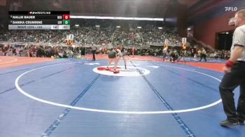 145 lbs 3rd Place Match - Danika Crumrine, Lovell vs Kallie Bauer, Natrona County