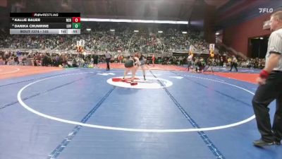 145 lbs 3rd Place Match - Danika Crumrine, Lovell vs Kallie Bauer, Natrona County