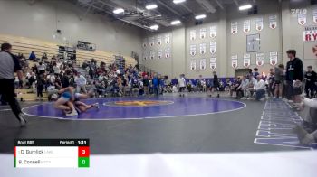 132 lbs Quarterfinal - Cole Gumlick, Lakeway Christian Aca vs Brody Connell, McCallie