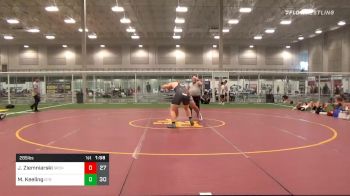 285 lbs Final - Jake Ziemniarski, Super Chargers vs Michael Keeling, Ohio Titan Red