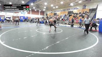 120 lbs Cons. Round 6 - Christopher Roos, Calabasas vs Samuel Jimenez, Eleanor Roosevelt