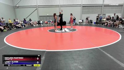 190 lbs Round 5 (6 Team) - Hayleen Martinez, Kansas vs Laney Oliver, Ohio Red