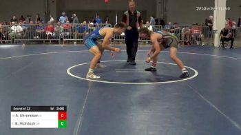 Match - Adam Ahrendsen, Ia vs Brett Mcintosh, Oh