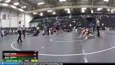 120 lbs Placement Matches (16 Team) - Jessy Gimple, Augusta vs Wyatt Weiss, Central