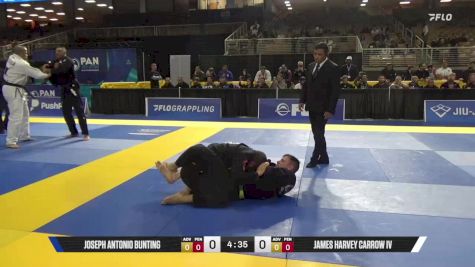 James Harvey Carrow IV vs Joseph Antonio Bunting 2025 Pan Jiu Jitsu IBJJF Championship